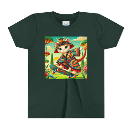 Dragon Dance on Wheels Youth Short Sleeve Tee