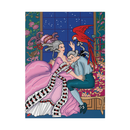 The Jealous Parrot – George Barbier’s 1920 Art Deco Illustration