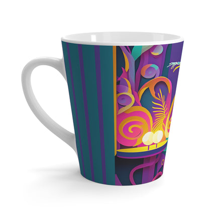 Dance of the Skeleton Ballerinas Latte Mug
