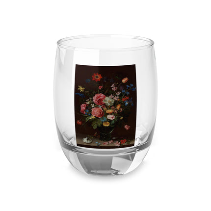 A Bouquet of Flowers by Clara Peeters Whiskey Glass