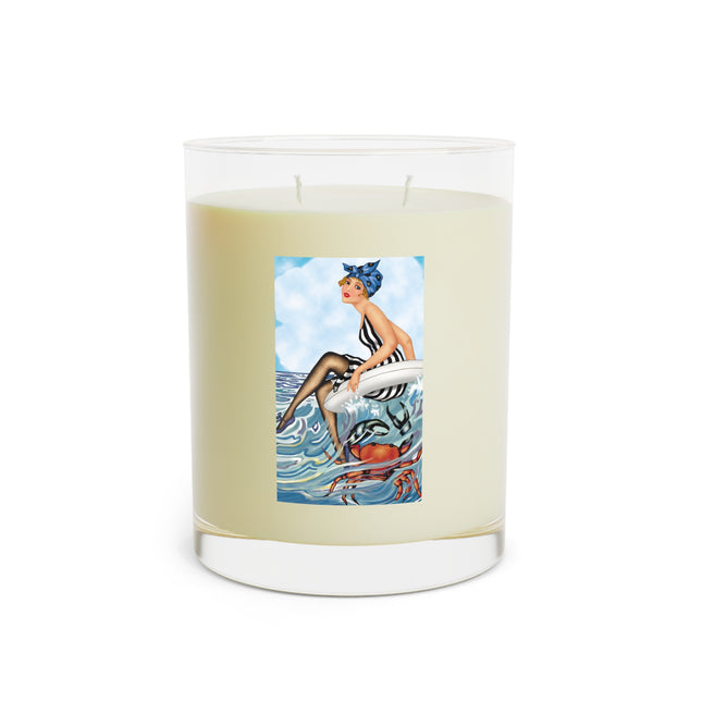 Playful Waves & Fashion Follies Scented Candle – Full Glass, 11oz