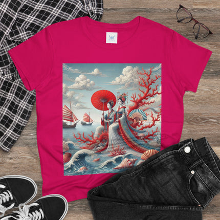 Ladies by the Quiet Sea Cotton Tee