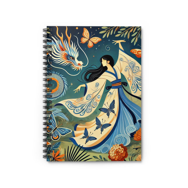 Fairy Waltz in the Butterfly Garden Spiral Notebook - Ruled Line