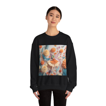 Dahlia Fairy Unisex Heavy Blend™ Crewneck Sweatshirt