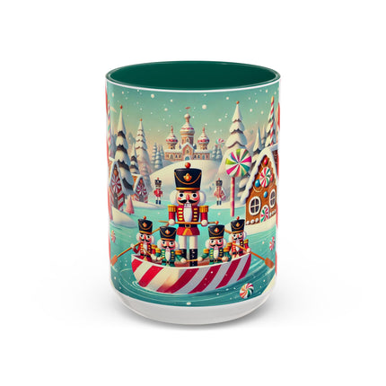 Nutcracker Candy-Striped Adventure Colorful Mugs (11oz, 15oz)