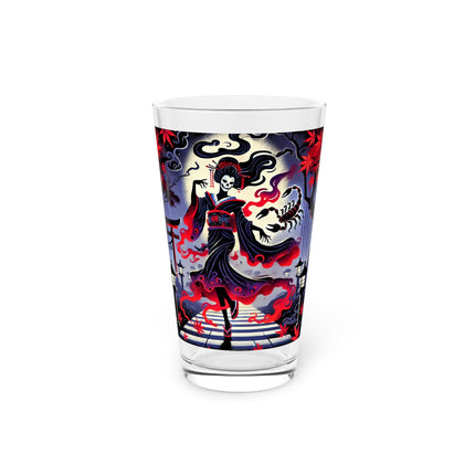 Halloween Sorceress Glass, 16oz