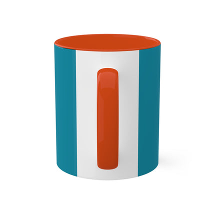 Looking Observant; The Appearance of a Kyoto Waitress of the Meiji Era by Tsukioka Yoshitoshi Colorful Mugs, 11oz