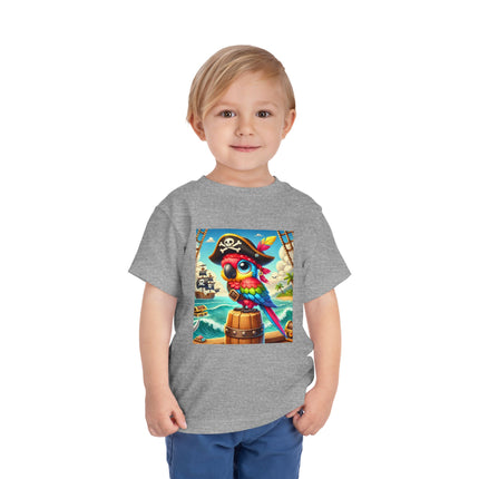 Captain Parrot and the Treasure Seas Toddler Short Sleeve Tee