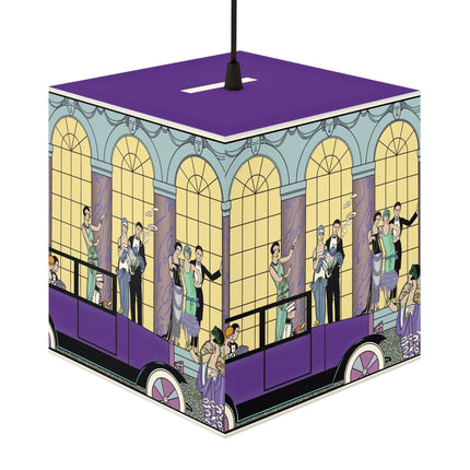 Au Revoir by George Barbier Light Cube Lamp
