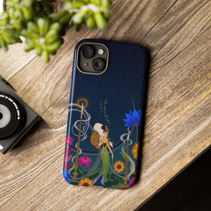 🌙🕯️ The Lady Of The Midnight Garden Phone Case – Art Deco Nocturne