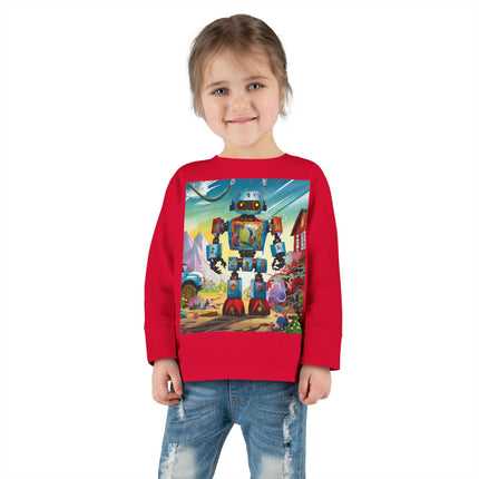 The Rusty Robot Toddler Long Sleeve Tee