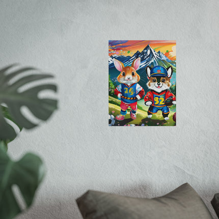 Animal Athletes Fine Art Posters