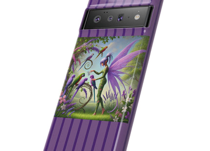 Lavender-Winged Fairy Phone Cases