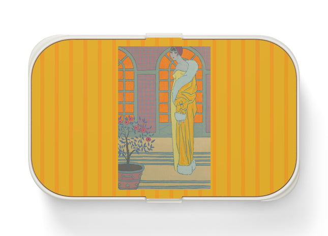 Sur Les Marches Du Jardin by Georges LePape Bento Lunch Box