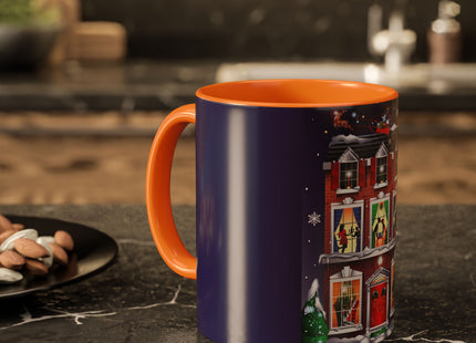 A Christmas Eve Celebration Colorful Mugs (11oz, 15oz)