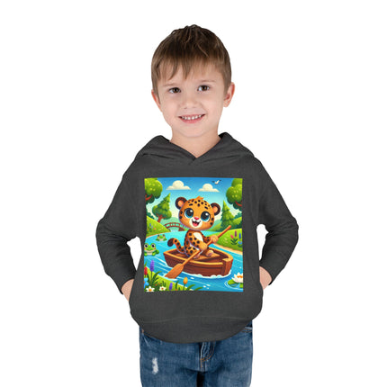 Little Explorer on the River Toddler Pullover Fleece Hoodie