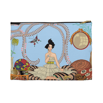 Midnight In The Fashionable Apartment Accessory Pouch – Art Deco Design Inspired By George Barbier