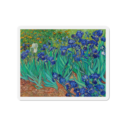 Irises by Vincent Van Gogh Die-Cut Magnets (5 Sizes)