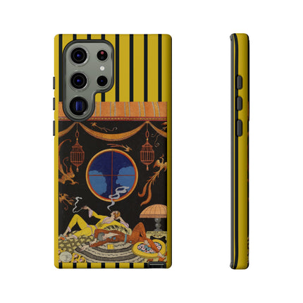 Falbalas et fanfreluches La paresse (Laziness) by George Barbier Phone Cases