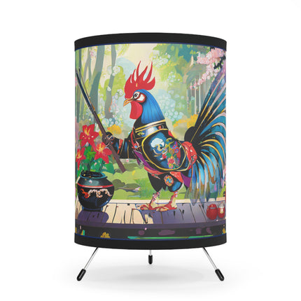 Cyberpunk Rooster Tripod Lamp
