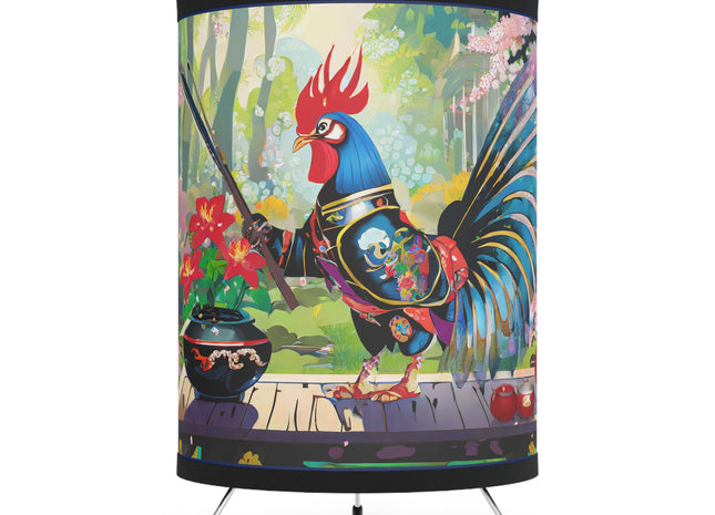 Cyberpunk Rooster Tripod Lamp