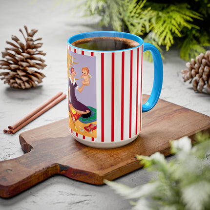 Art Deco Christmas Colorful Mugs (11oz, 15oz)