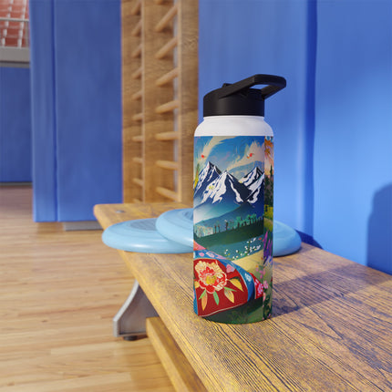 The Joyful Mantis Stainless Steel Water Bottle
