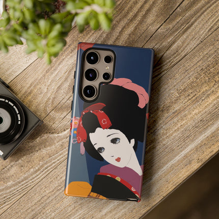 Geisha Portrait Phone Case – Elegant Beauty & Timeless Grace