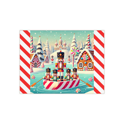 Nutcracker Candy-Striped Adventure Ceramic Tile