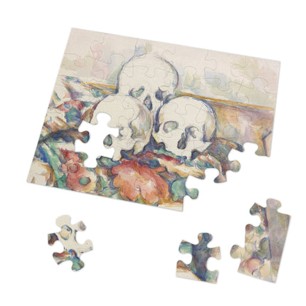 The Three Skulls by Paul Cézanne Puzzle (30, 110, 252, 500-Piece)