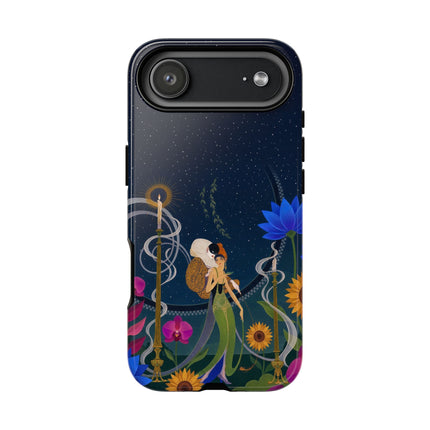 🌙🕯️ The Lady Of The Midnight Garden Phone Case – Art Deco Nocturne