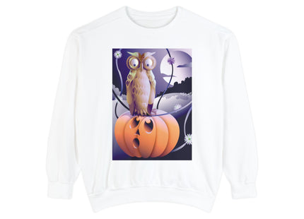 The Startled Pumpkin Unisex Garment-Dyed Sweatshirt