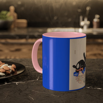 Illustrations of Japanese Toys Pl.009 by Kawasaki Kyosen Colorful Mugs, 11oz
