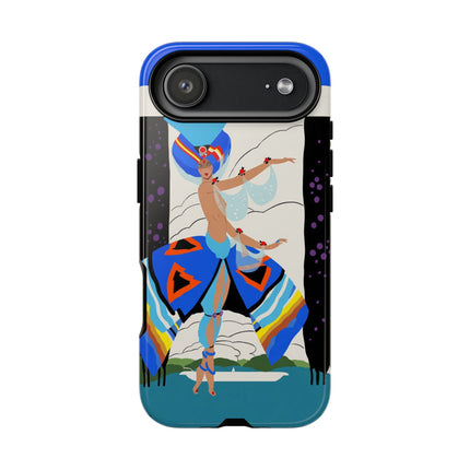 Exotic Dancer Phone Case – Vibrant Performance & Art Deco Flair