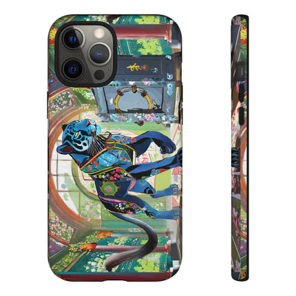 Cyber Panther's Hunt Phone Cases