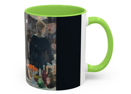 A Bar at the Folies-Bergère by Edouard Manet Colorful Mugs (11oz, 15oz)