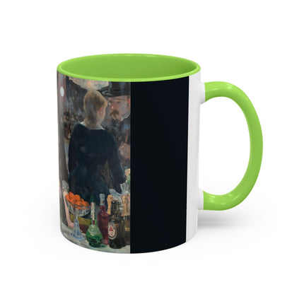 A Bar at the Folies-Bergère by Edouard Manet Colorful Mugs (11oz, 15oz)