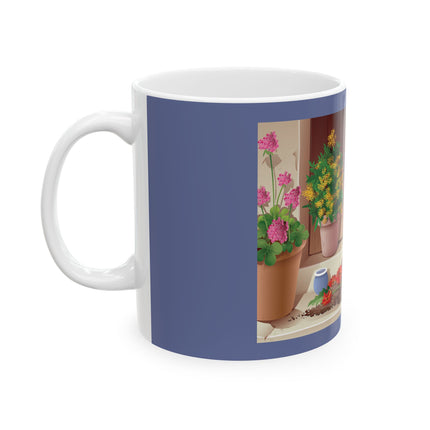 Blooming Serenity 11 oz Ceramic Mug