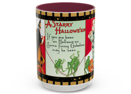 A Starry Halloween Colorful Mugs (11oz, 15oz)