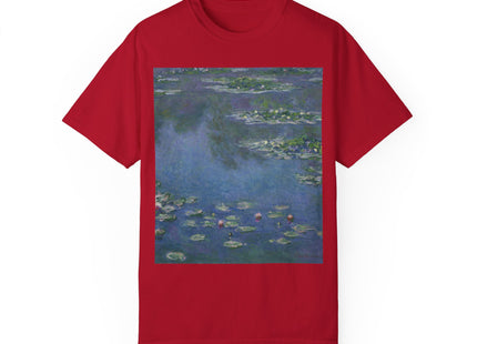 Water Lilies by Claude Monet Unisex Garment-Dyed T-shirt