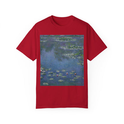 Water Lilies by Claude Monet Unisex Garment-Dyed T-shirt