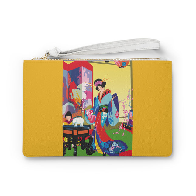 A Timeless Journey by Umberto Brunelleschi Clutch Bag