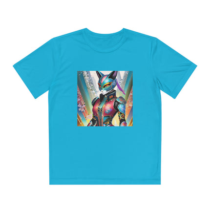 Cyberpunk Chic Youth Competitor Tee