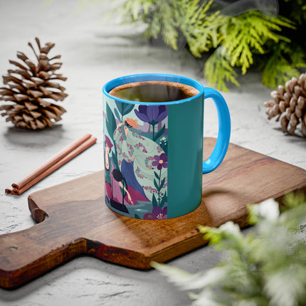 The Ladies Of The Secret Masquerade Colorful Mugs – Art Deco Floral Mystery