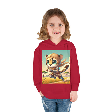 Swift Cheetah Toddler Pullover Fleece Hoodie
