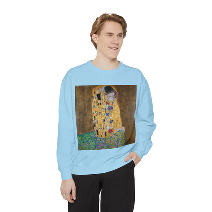 The Kiss by Gustav Klimt Unisex Garment-Dyed Sweatshirt
