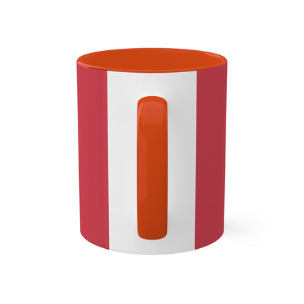 Wood for the Plum Tree by Tsukioka Yoshitoshi Colorful Mugs, 11oz