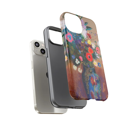 Bouquet of Flowers by Odilon Redon Phone Cases