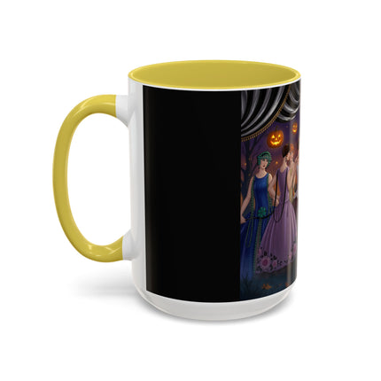 🏹🎃 Cupid's Arrow At Pumpkin Moon Manor Colorful Mug – Romantic Halloween Charm