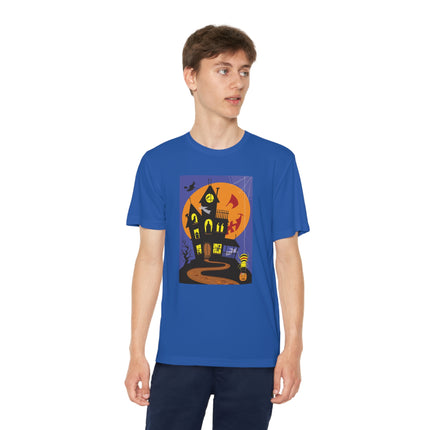 Halloween Night at the Haunted House Youth Competitor Tee
